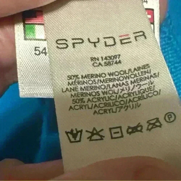 Spyder Men’s Wool/Acrylic Sweater XL Logo Cozy - Picture 7 of 9